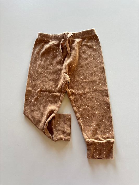 Brown Polka Dot Joggers