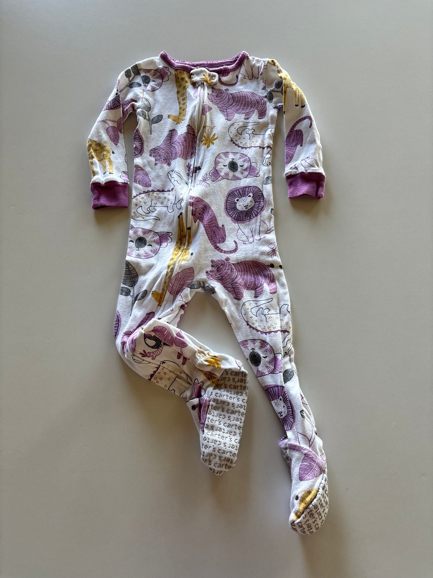 Purple & Yellow Animals Sleeper