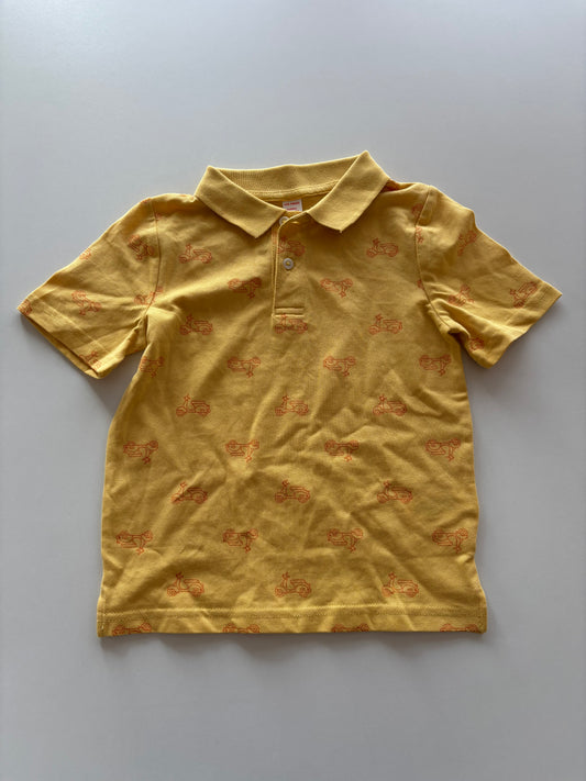 Yellow Scooter Polo Tee