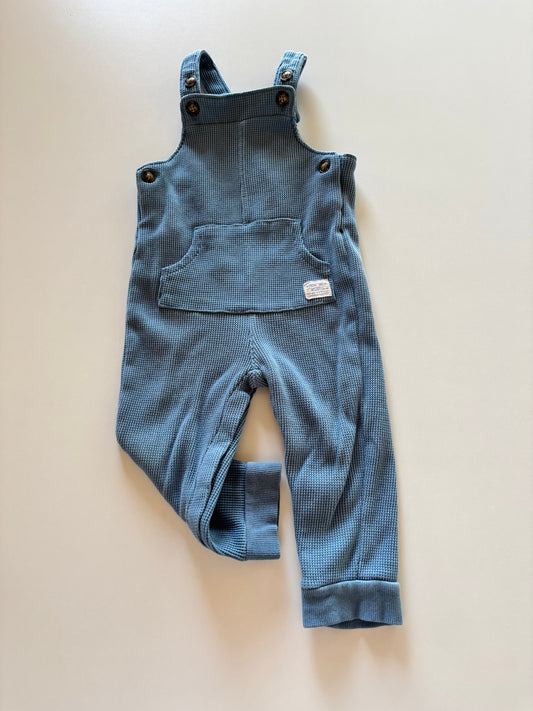 Blue Waffle Overalls
