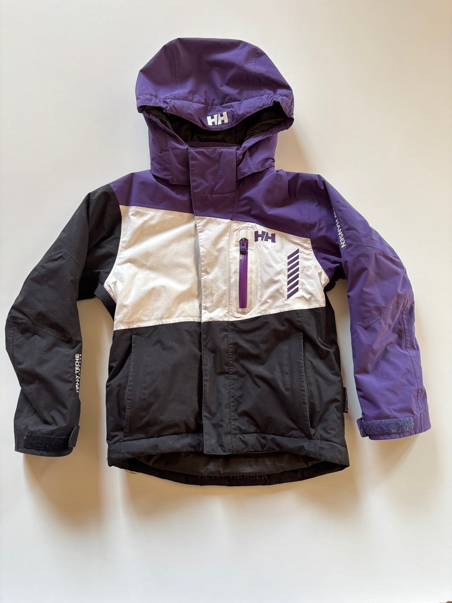 Purple, Black, & White Winter Jacket