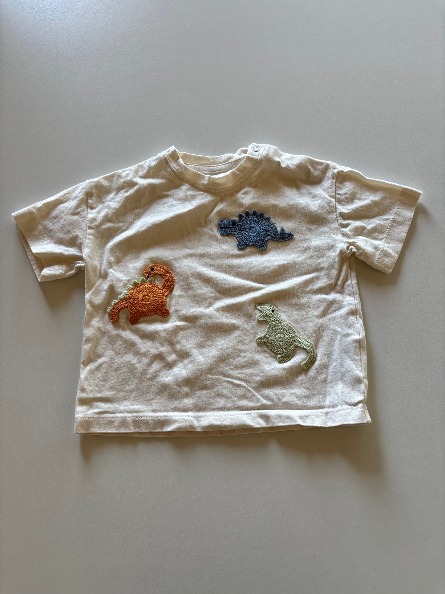 Embroidered Dinos Tee