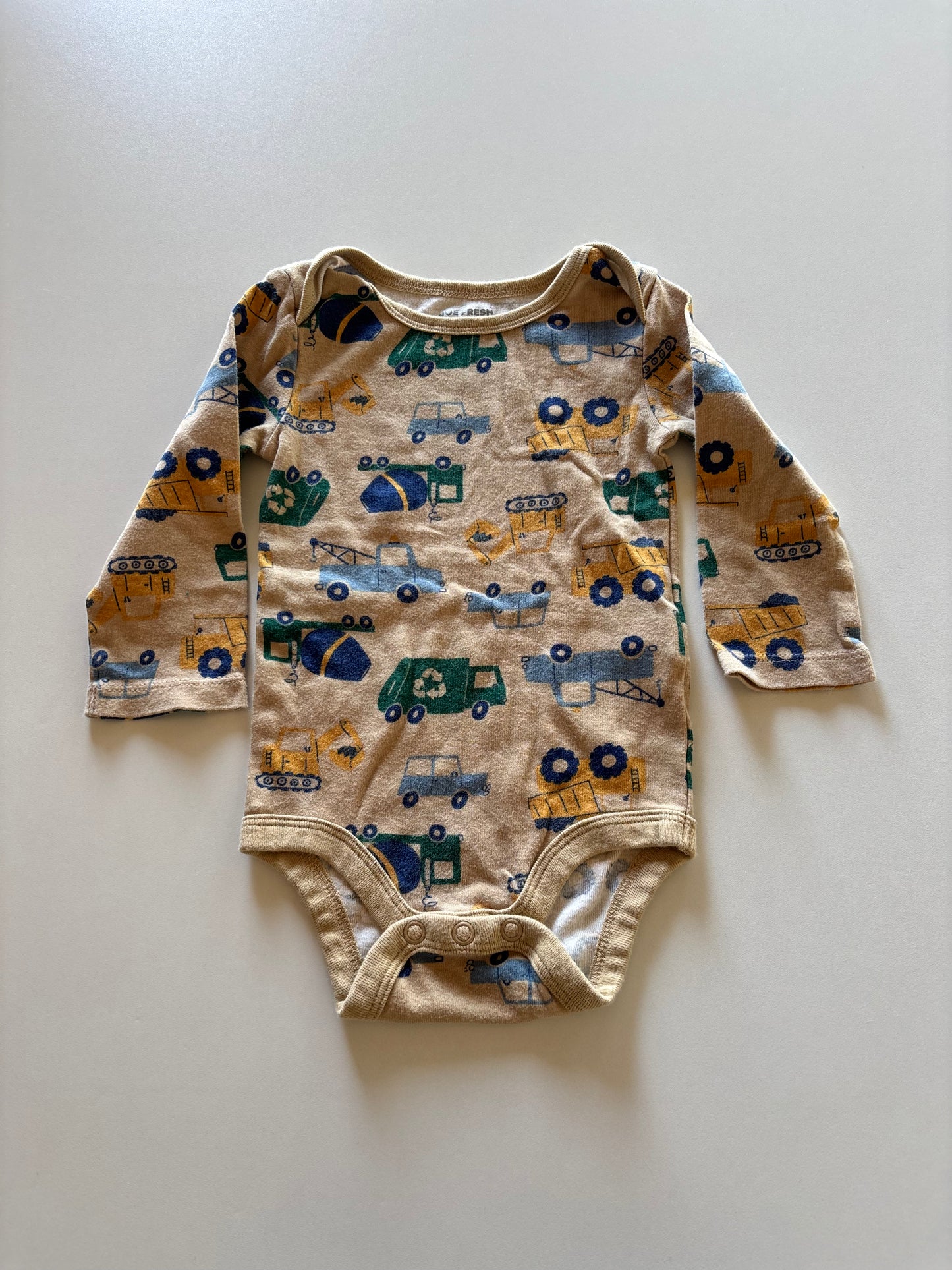 Brown Vehicles Onesie