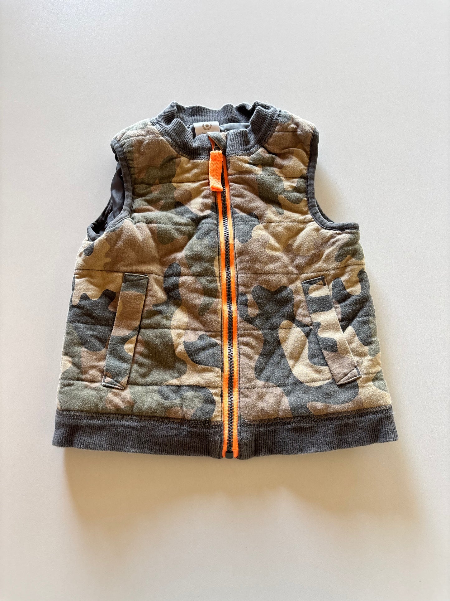 Quilted Camo Vest