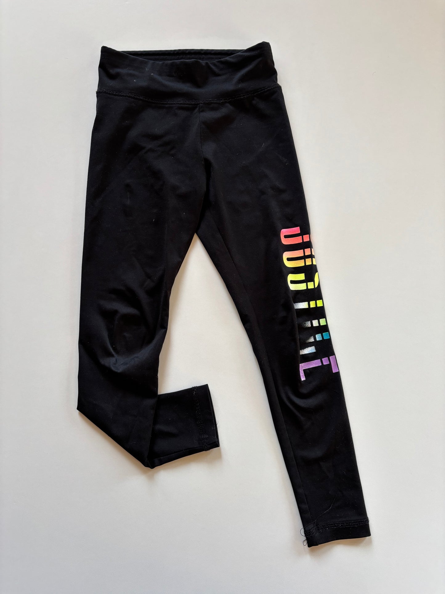Black Rainbow Justice Leggings