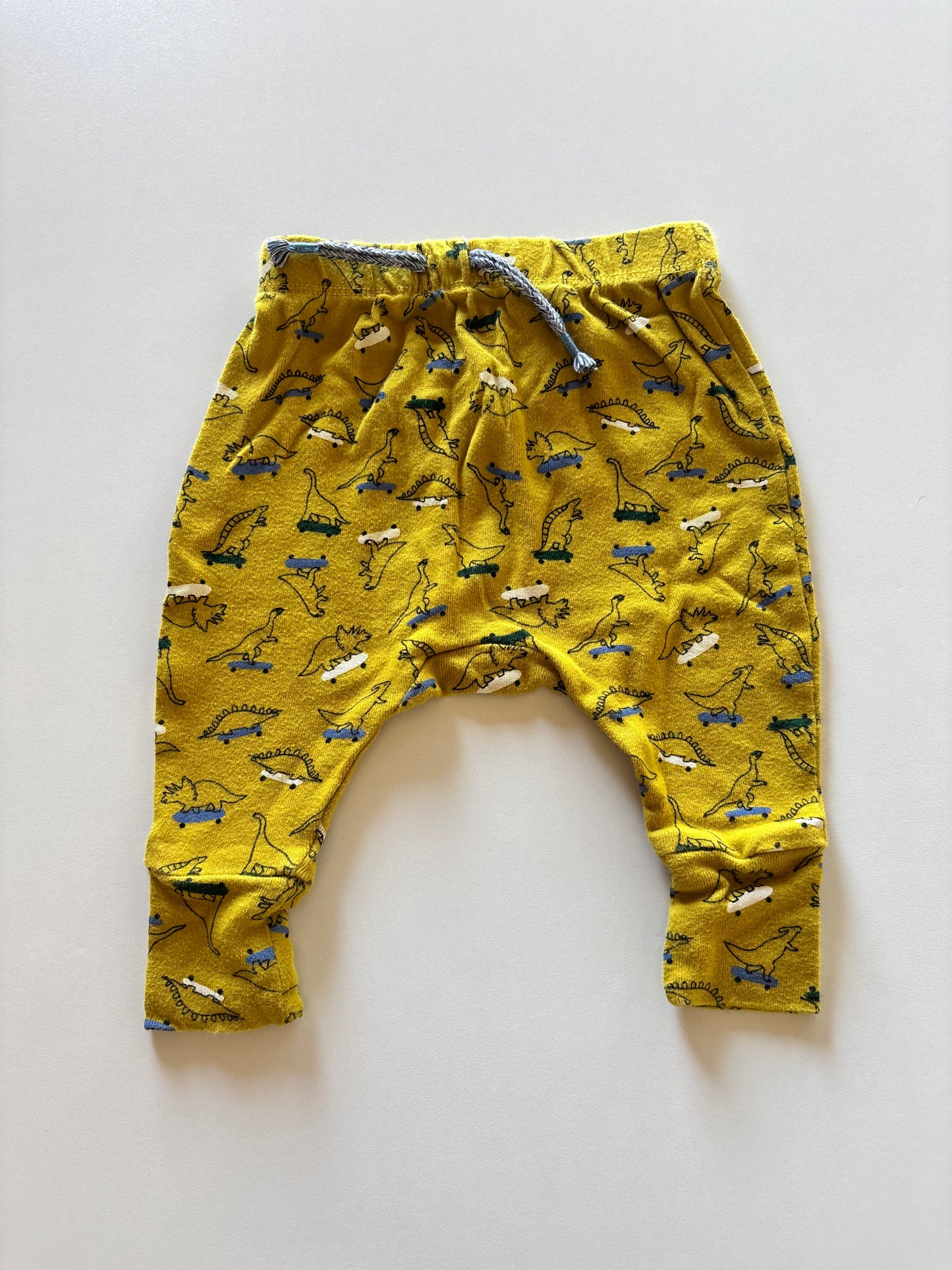 Yellow Skateboarding Dinos Joggers