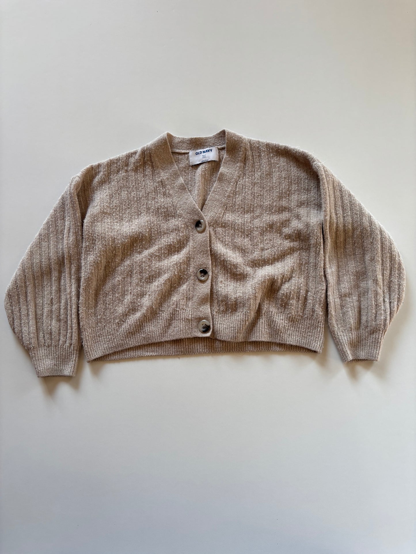 Light Pink Cropped Cardigan