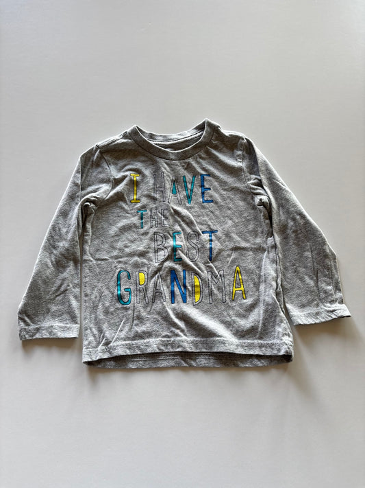 Grey I Have the Best Grandma Shirt
