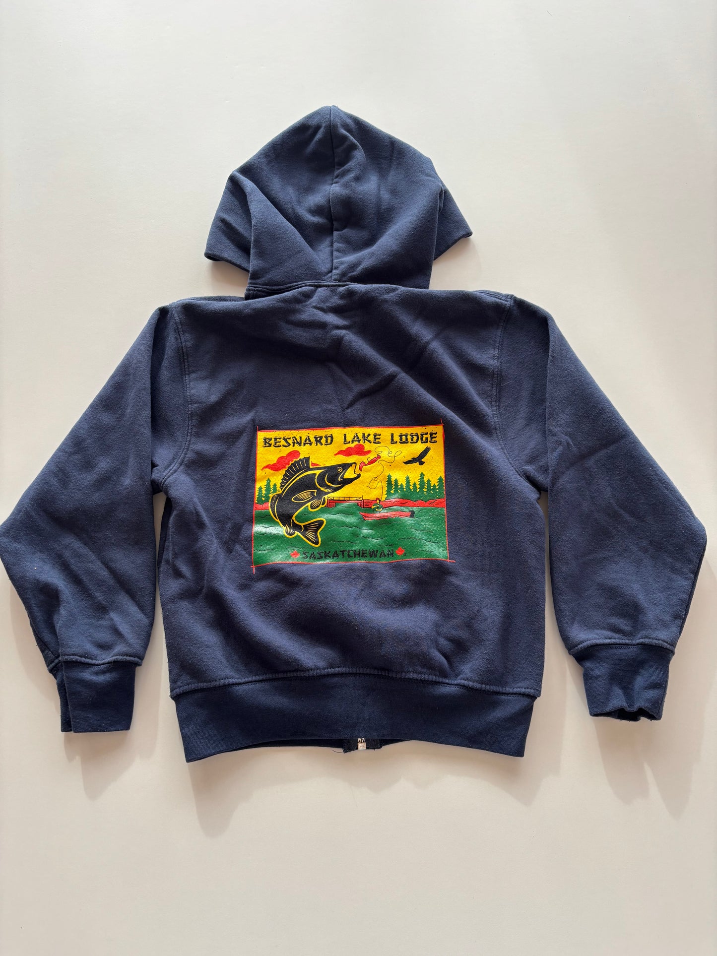 Navy Besnard Lake Lodge Zip Up Hoodie