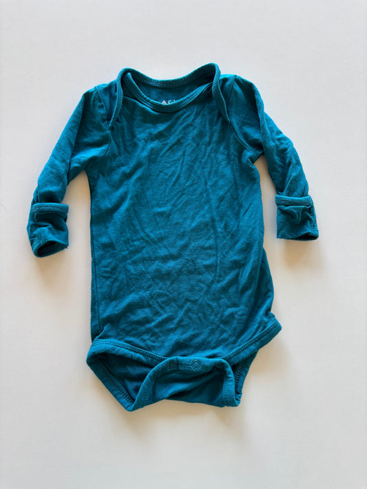 Turquoise Bamboo Onesie