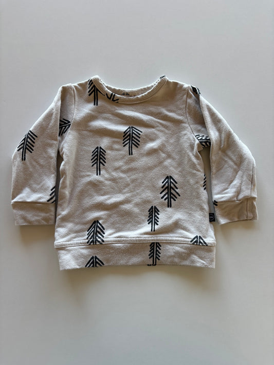 Taupe Tree Crewneck