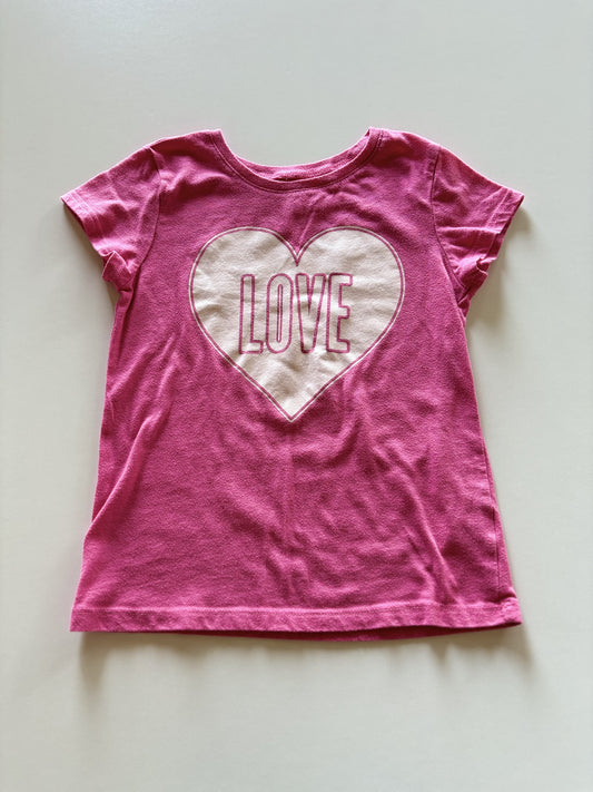 Pink Glittery Love Shirt