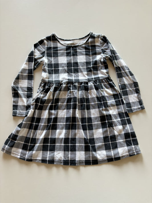 Black & White Plaid Dress