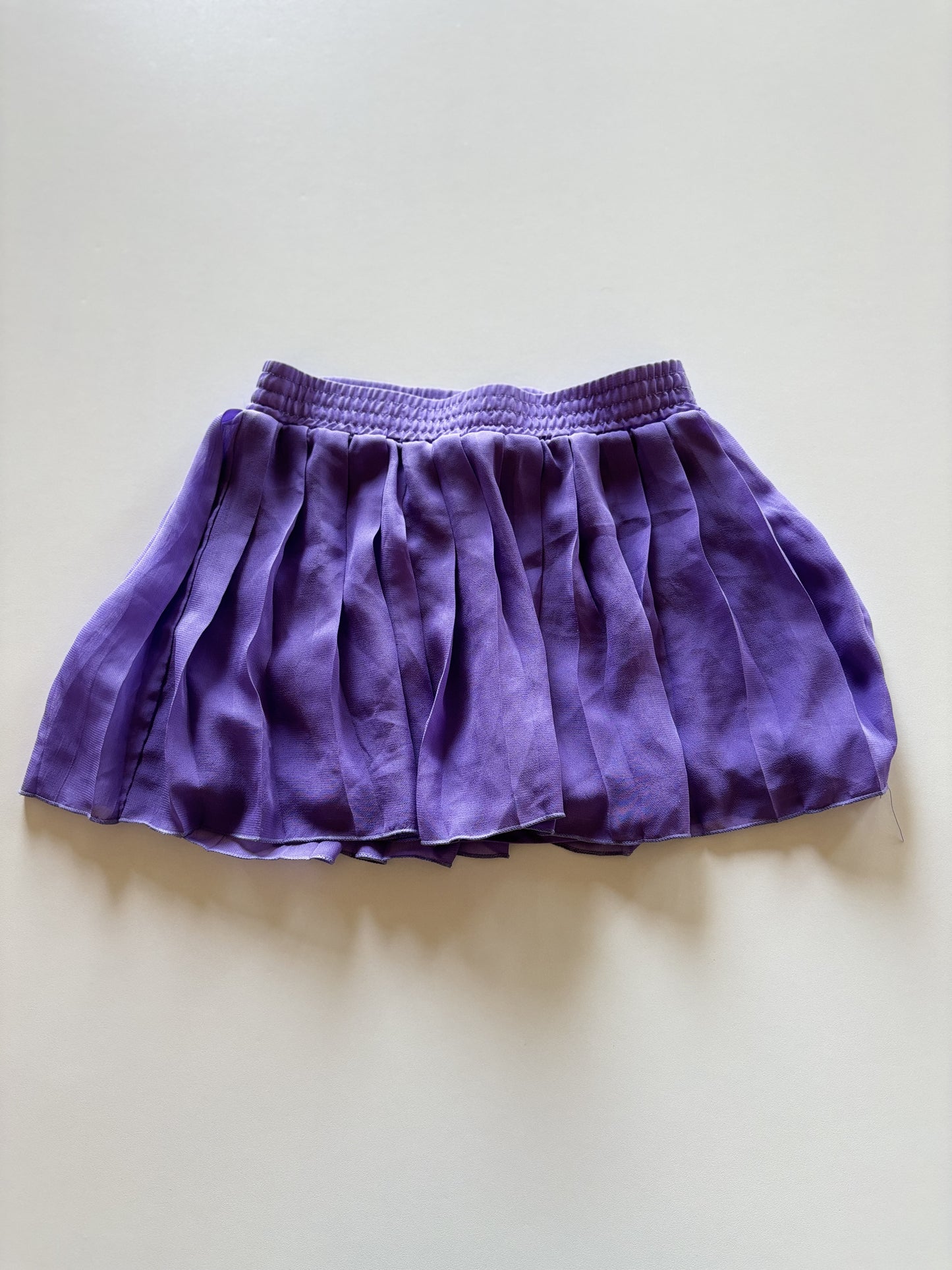 Purple Pleated Skort