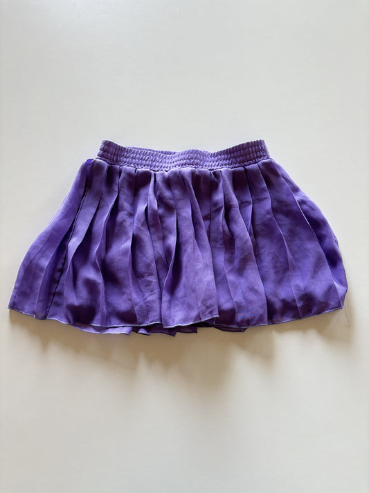 Purple Pleated Skort