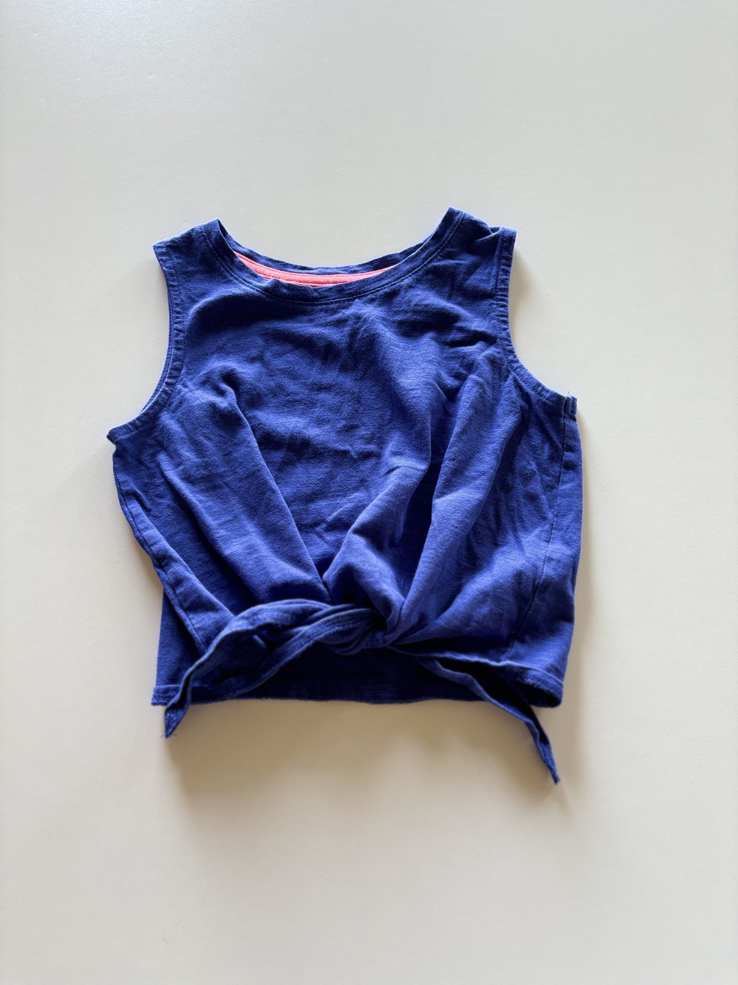 Blue Knotted Tank