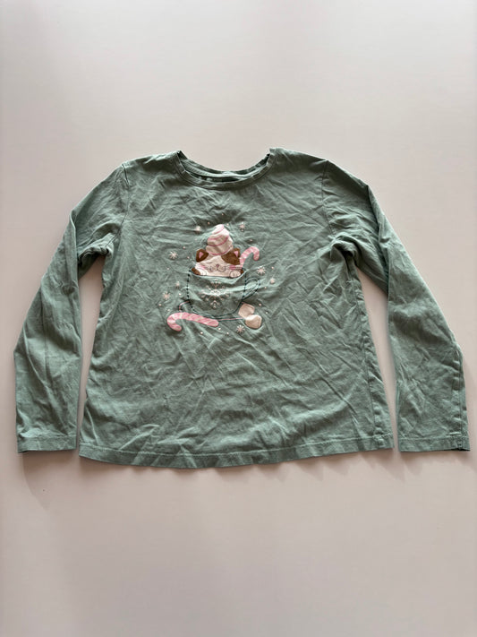 Green Cat in a Mug Shirt