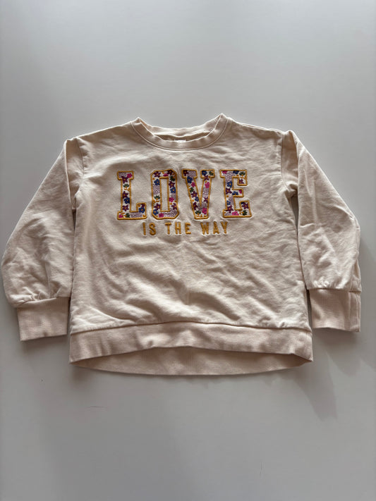 Cream Love Sweater
