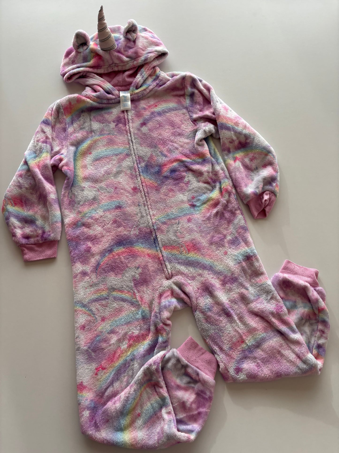 Purple Unicorn Hooded Romper