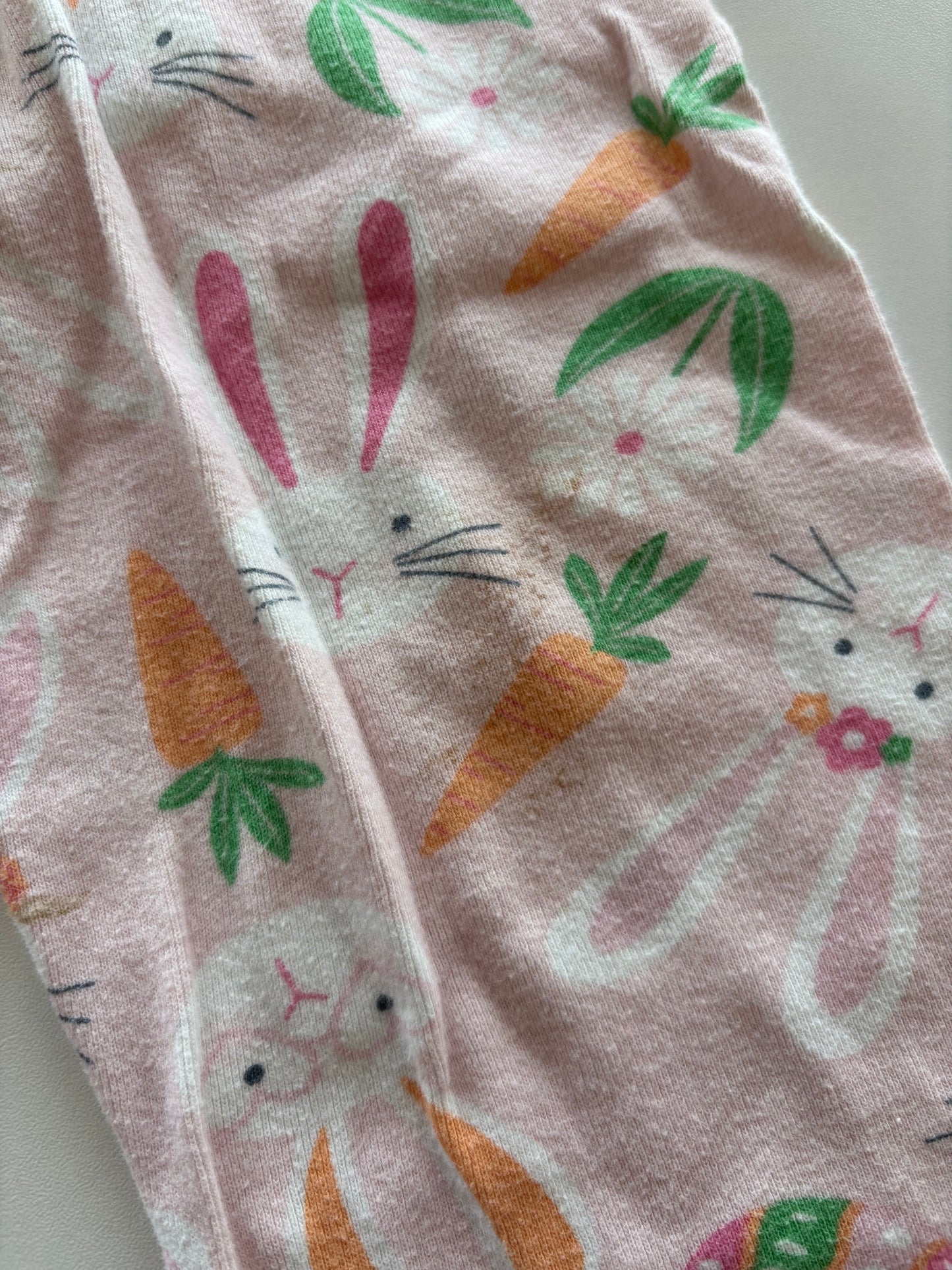 2pc Pink Bunny Pajams