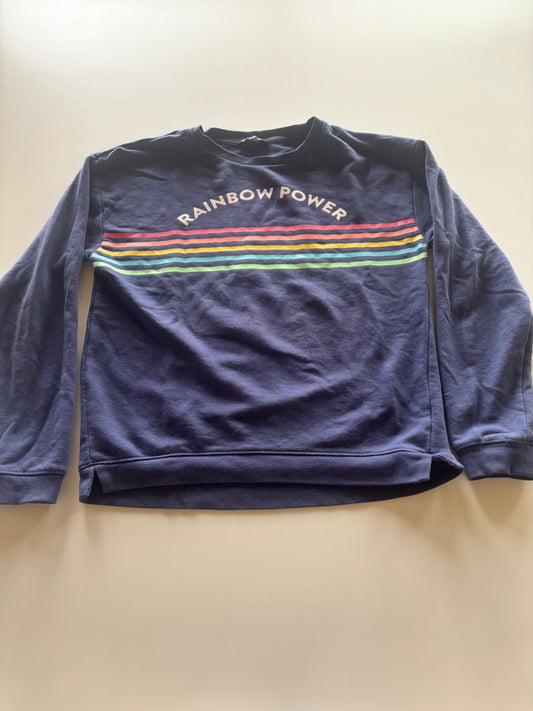 Navy Rainbow Power Sweater
