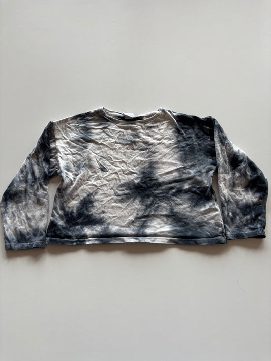 Tie Dye Future Starts Now Cropped Shirt