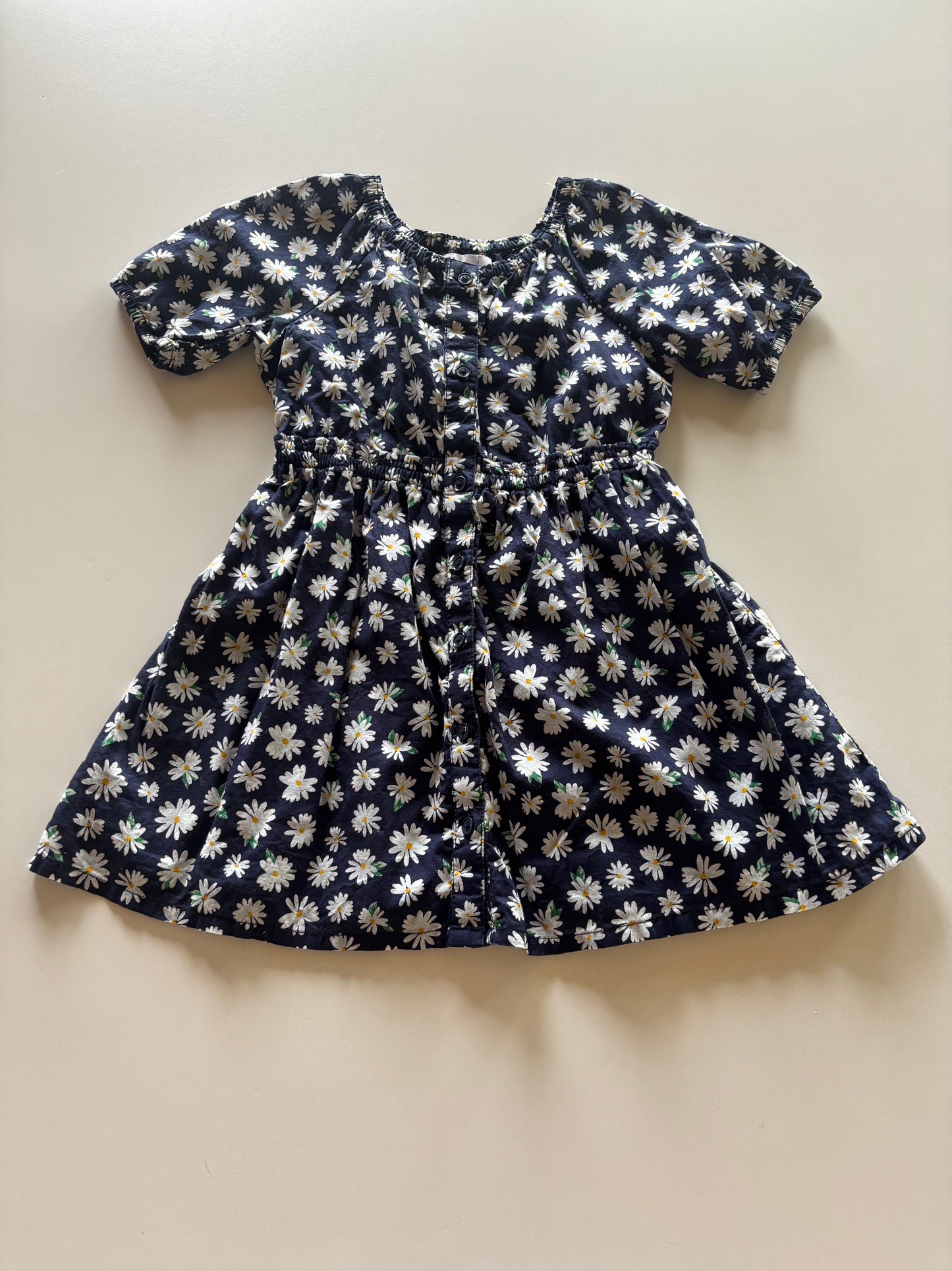 Navy Daisy Dress