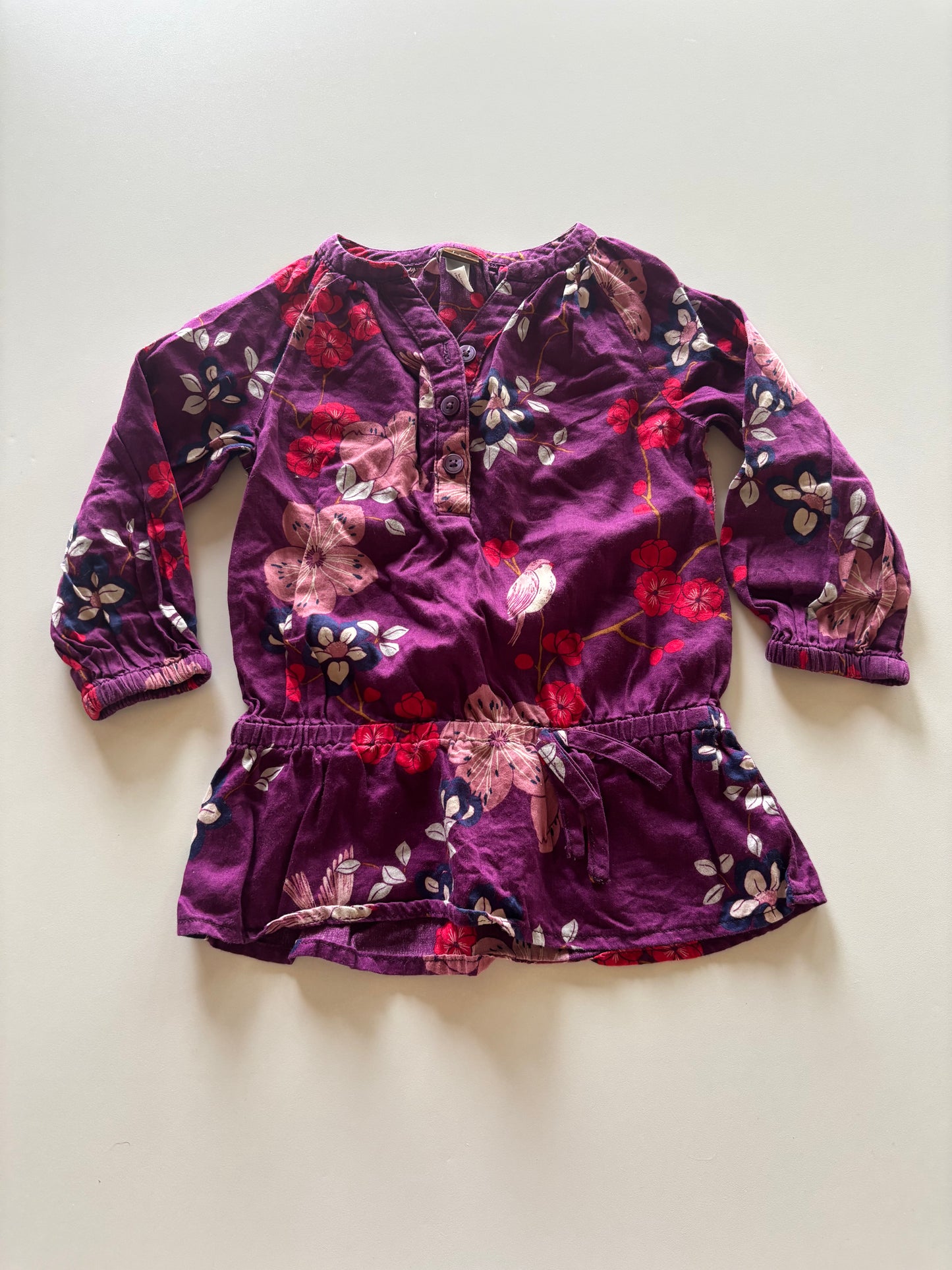 Purple Floral Tunic