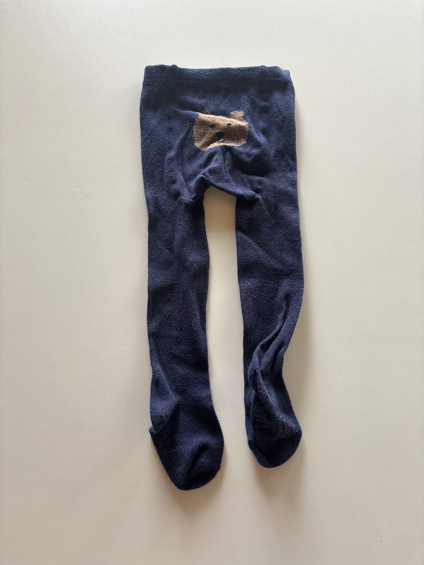 Navy Bear Tights