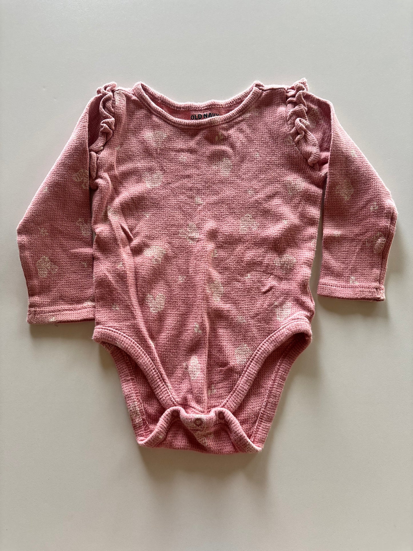 Pink Waffle Squirrel Onesie