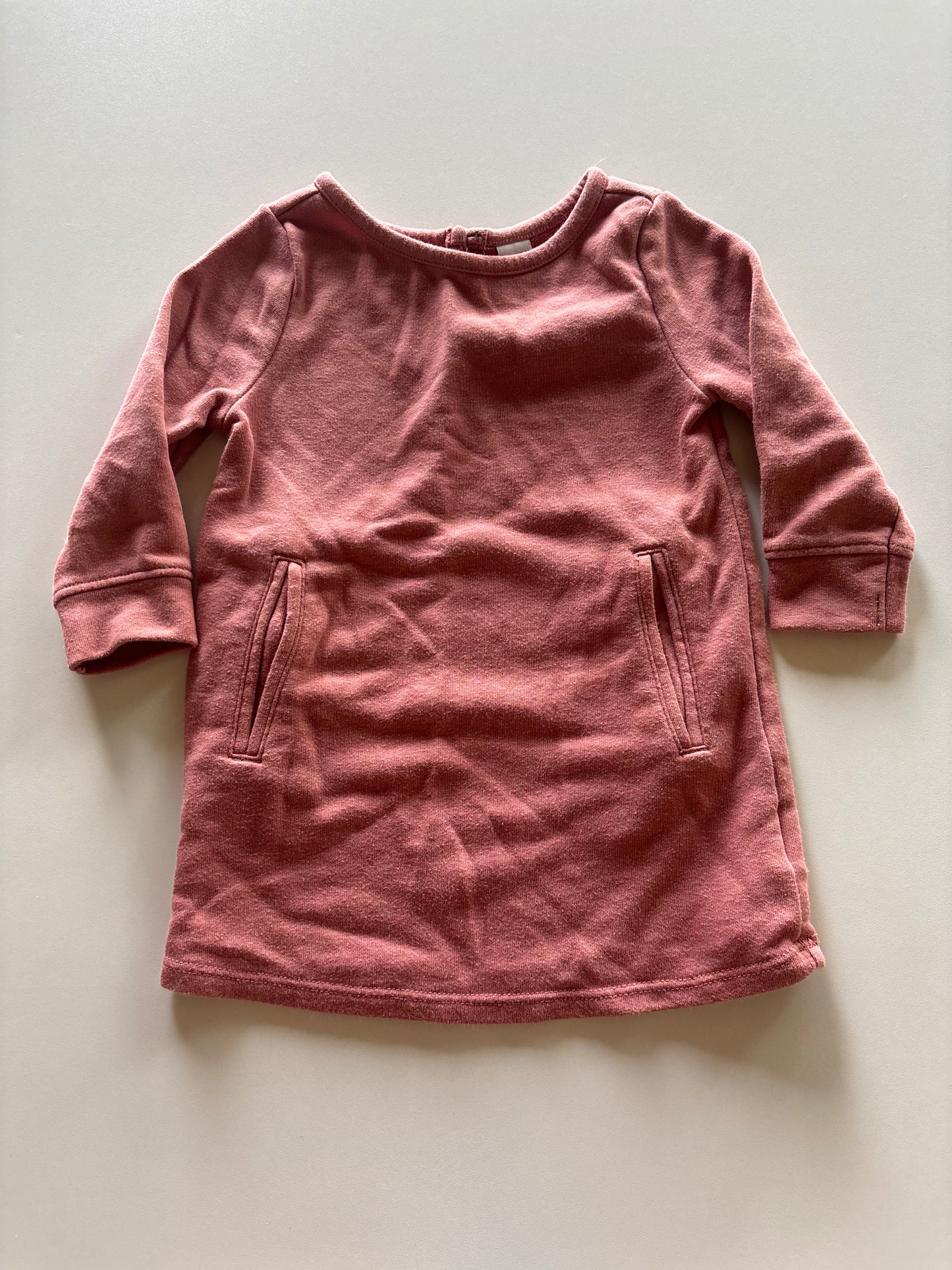Dusty Pink Sweater Dress