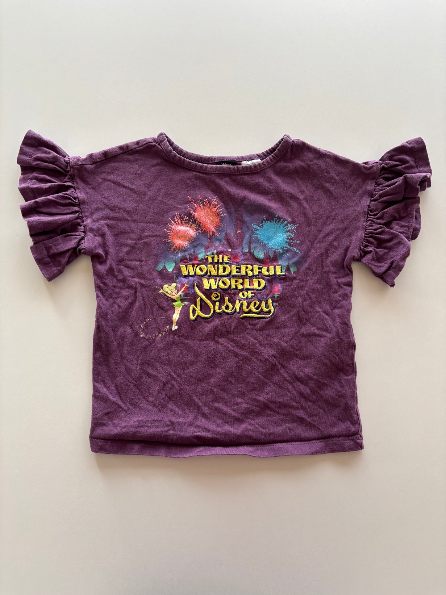 Purple Bell Sleeve Tinkerbell Tee