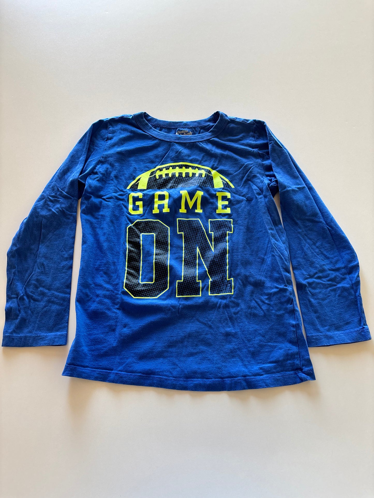 Blue Football Game On Shirt
