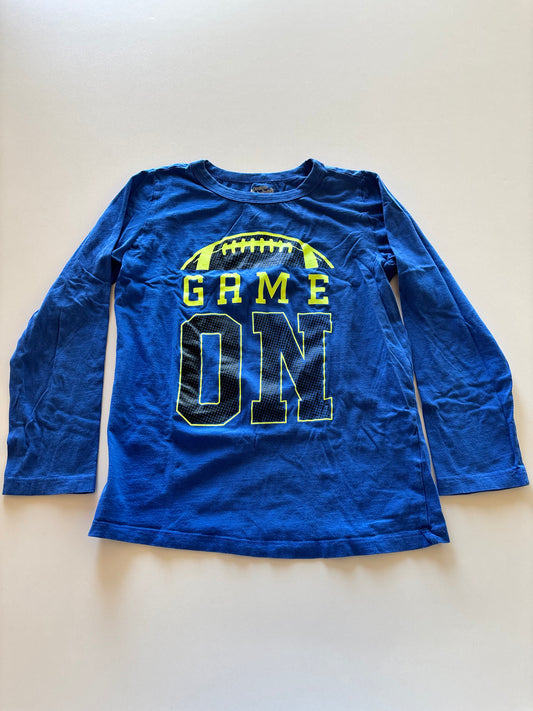 Blue Football Game On Shirt