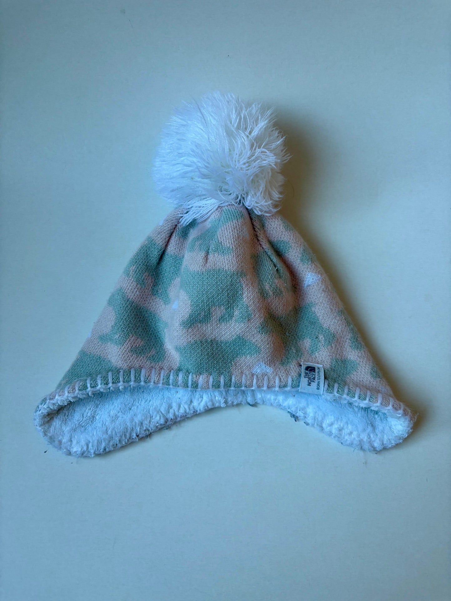 Pink & Grey Bear Toque