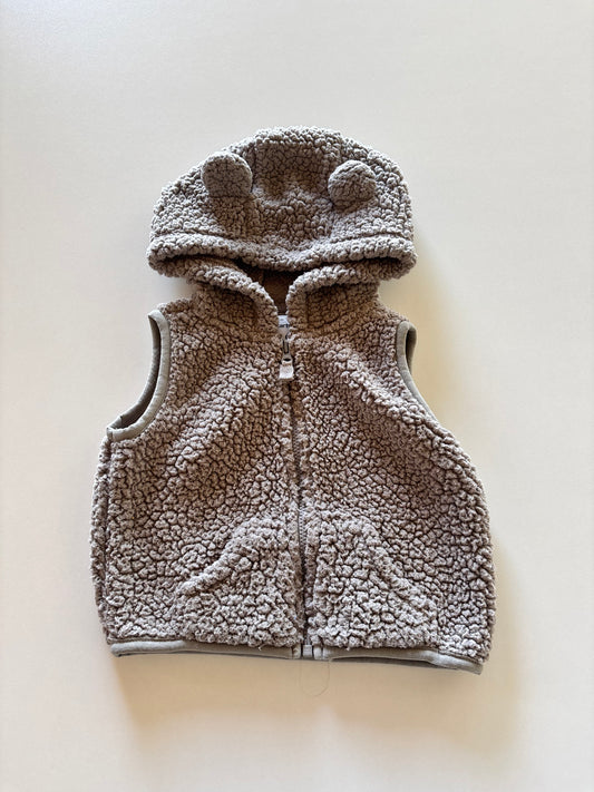 Grey Sherpa Teddy Vest
