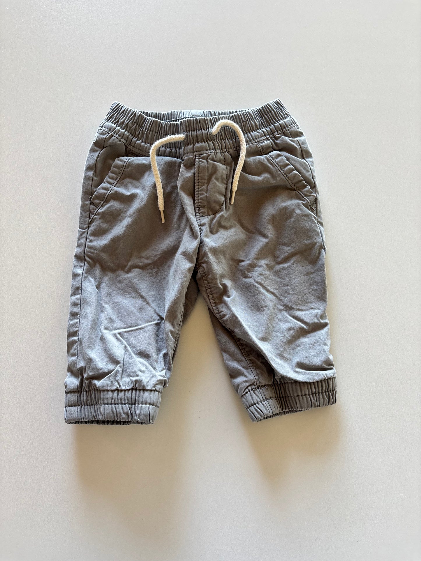 Lined Grey Pants