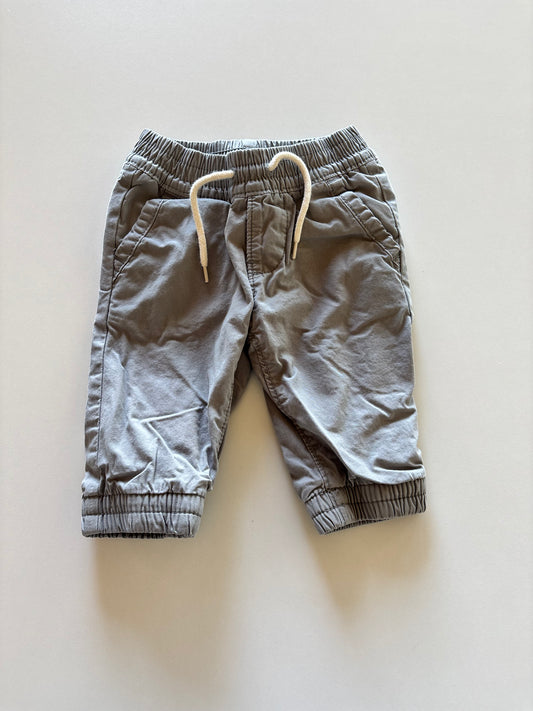 Lined Grey Pants