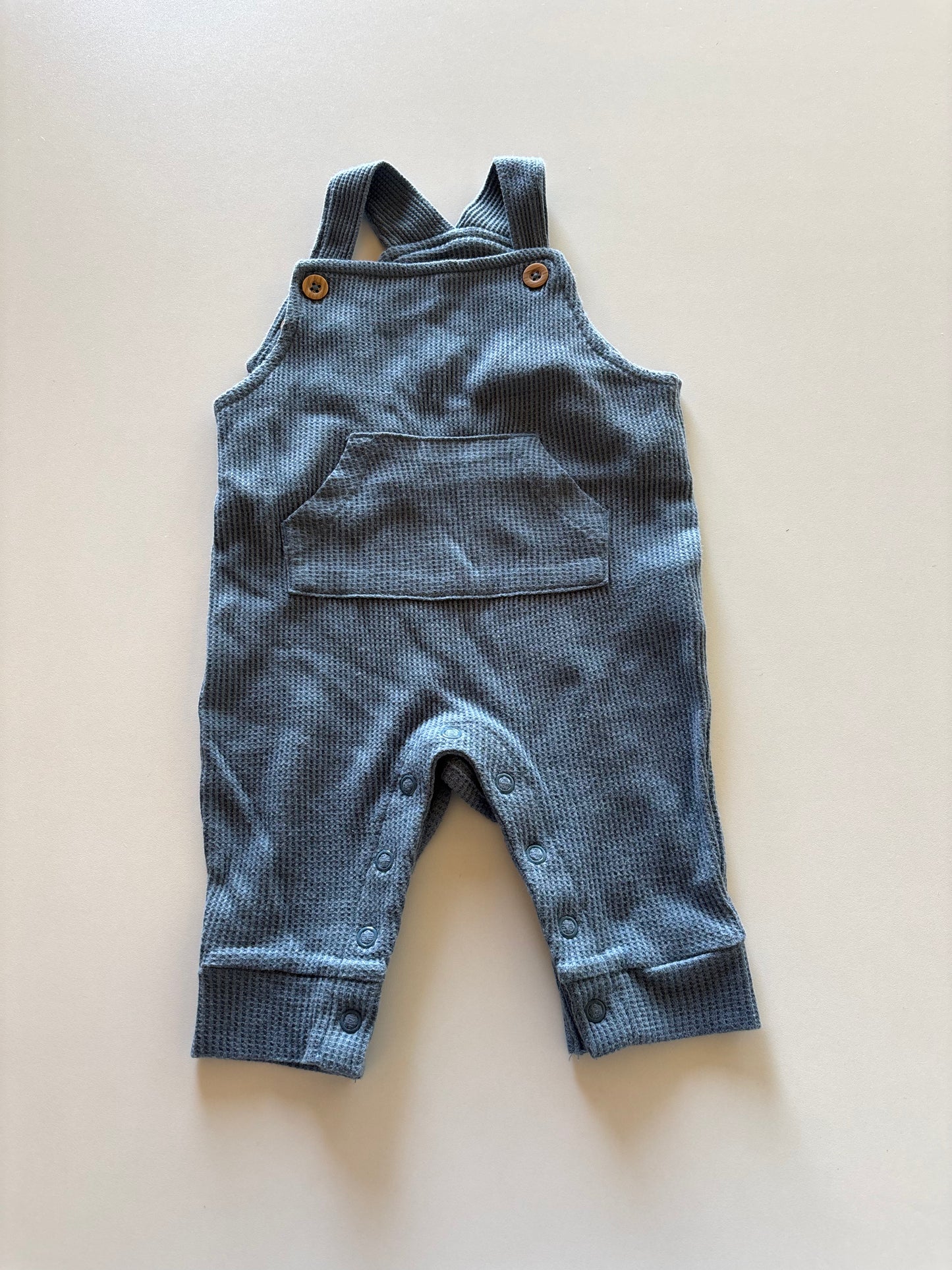 Blue Waffle Overalls