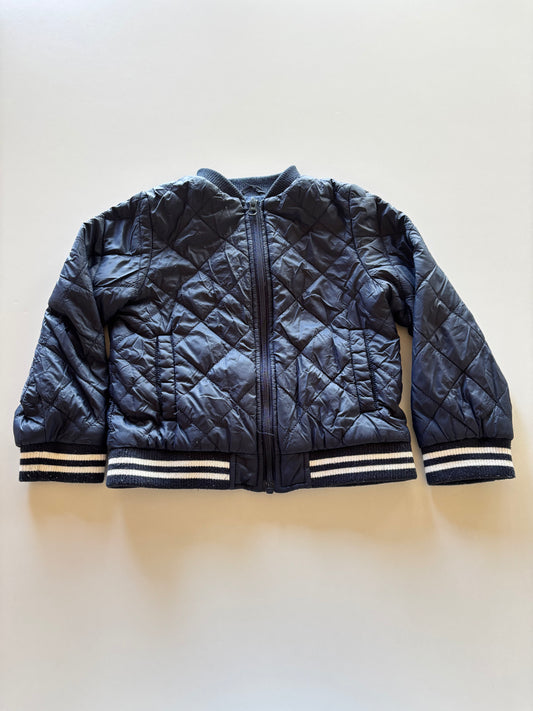 Navy Quilted Jacket
