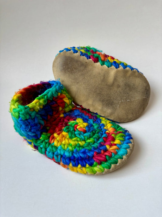 Rainbow Padraig Slippers