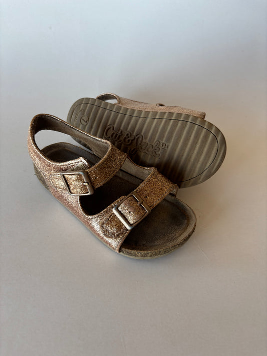 Sparkly Gold Sandals