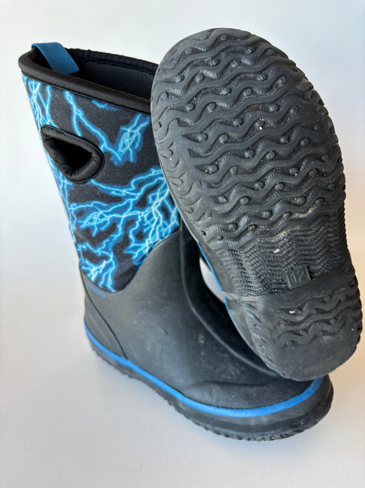 Blue Lightning Insulated Rubber Boots