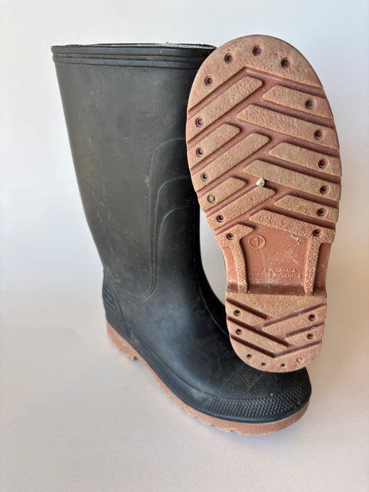 Black Rubber Boots