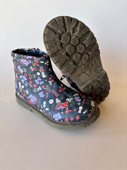 Floral Ankle Boots