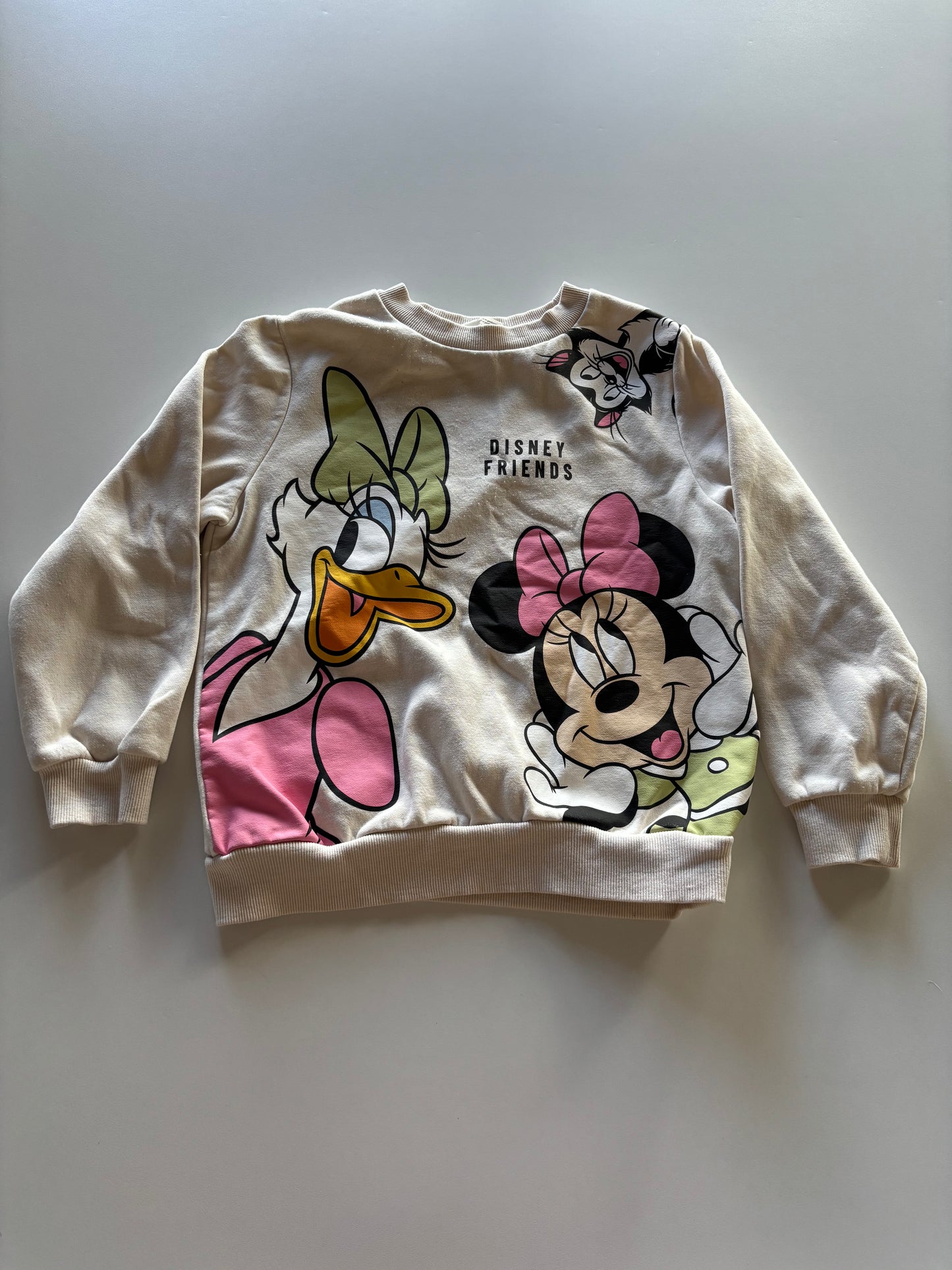 Cream Minnie & Daisy Crewneck