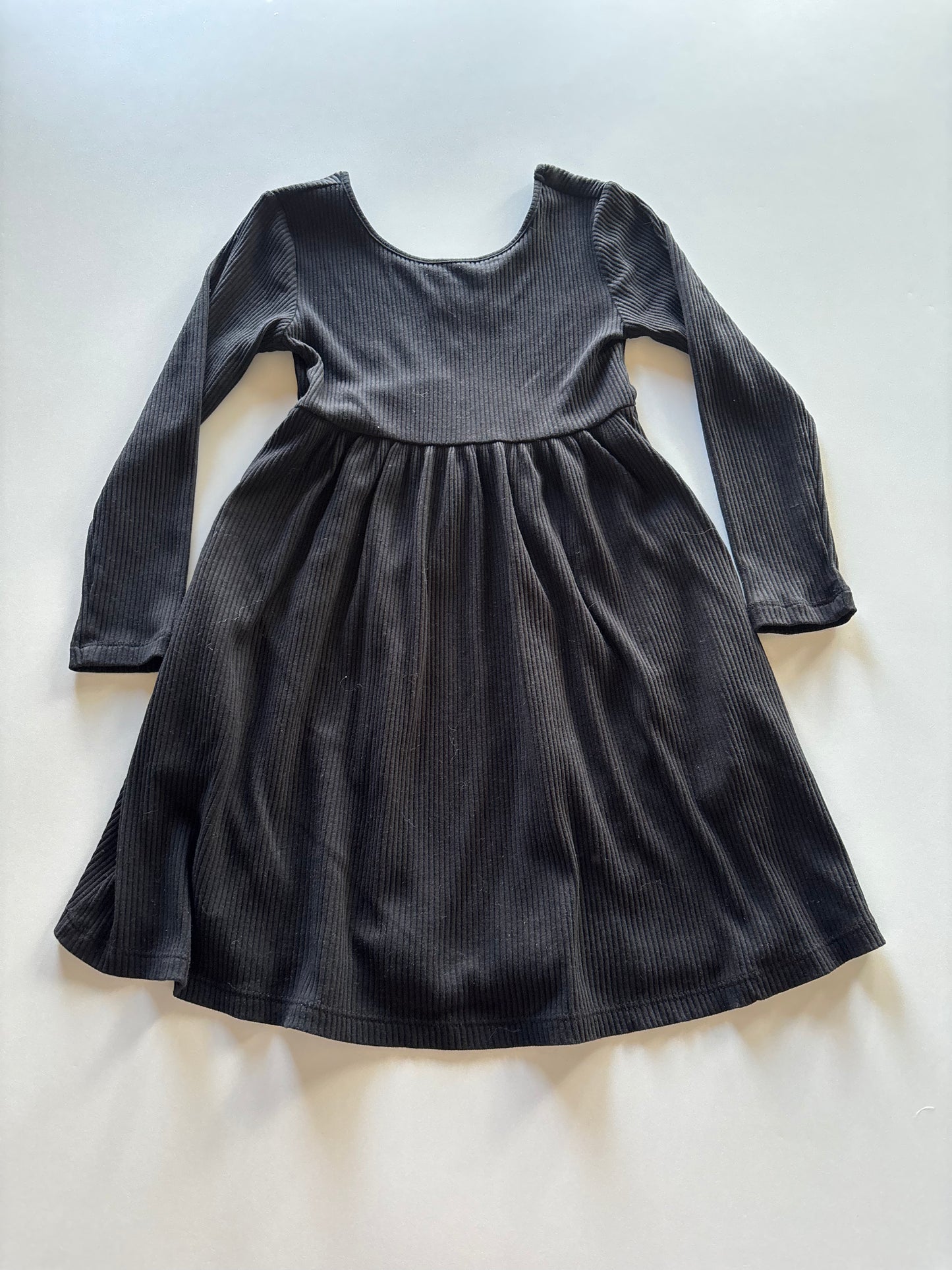 Black Ribbed Dress