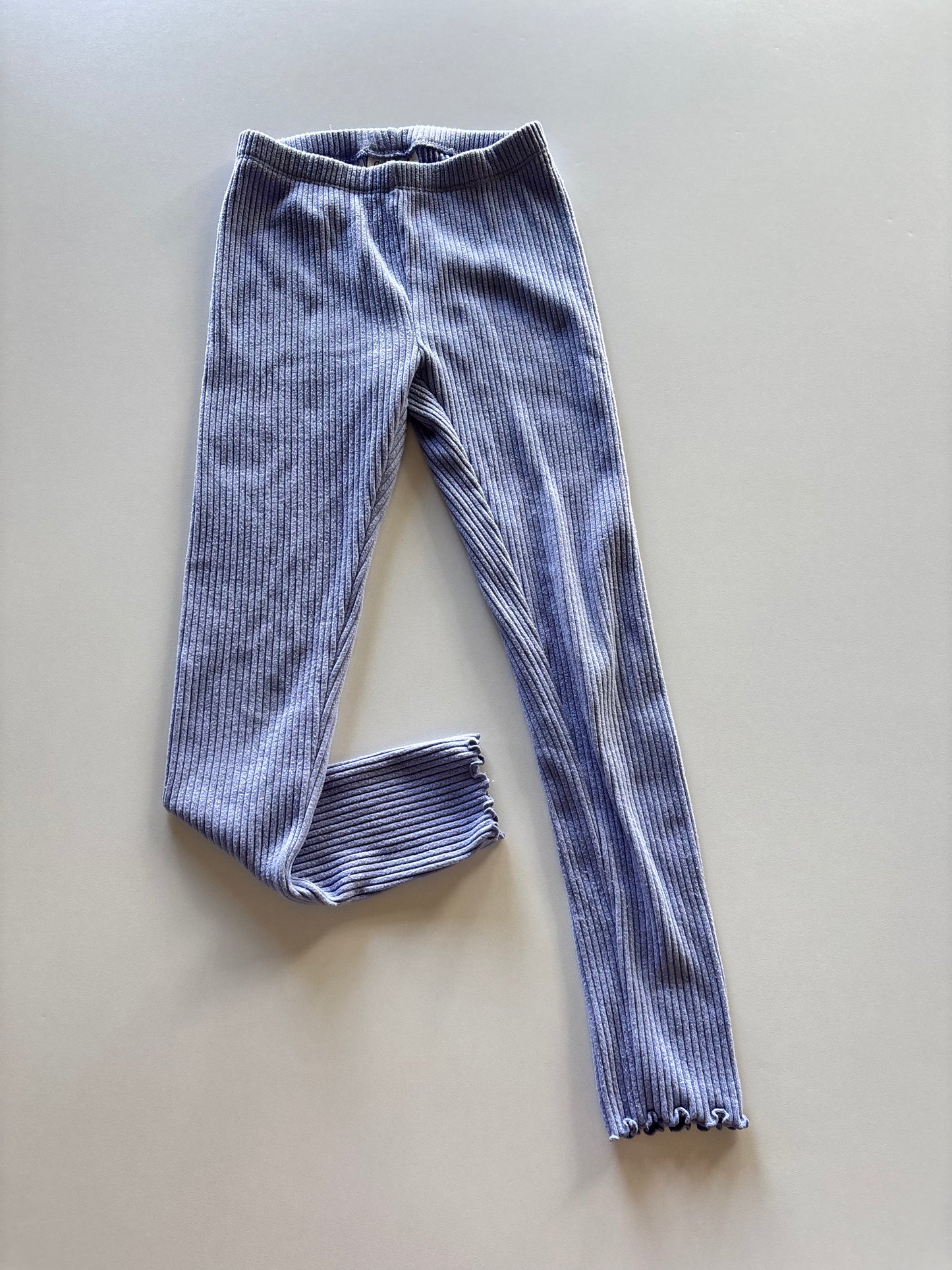 Lilac Ribbed Leggings