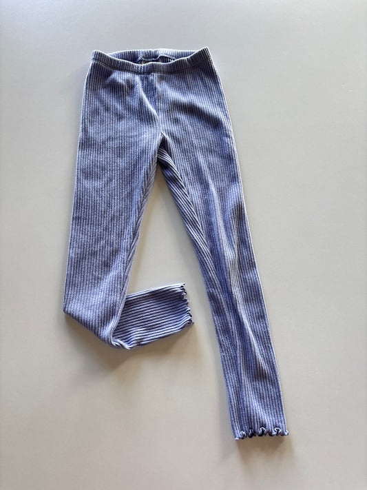 Lilac Ribbed Leggings