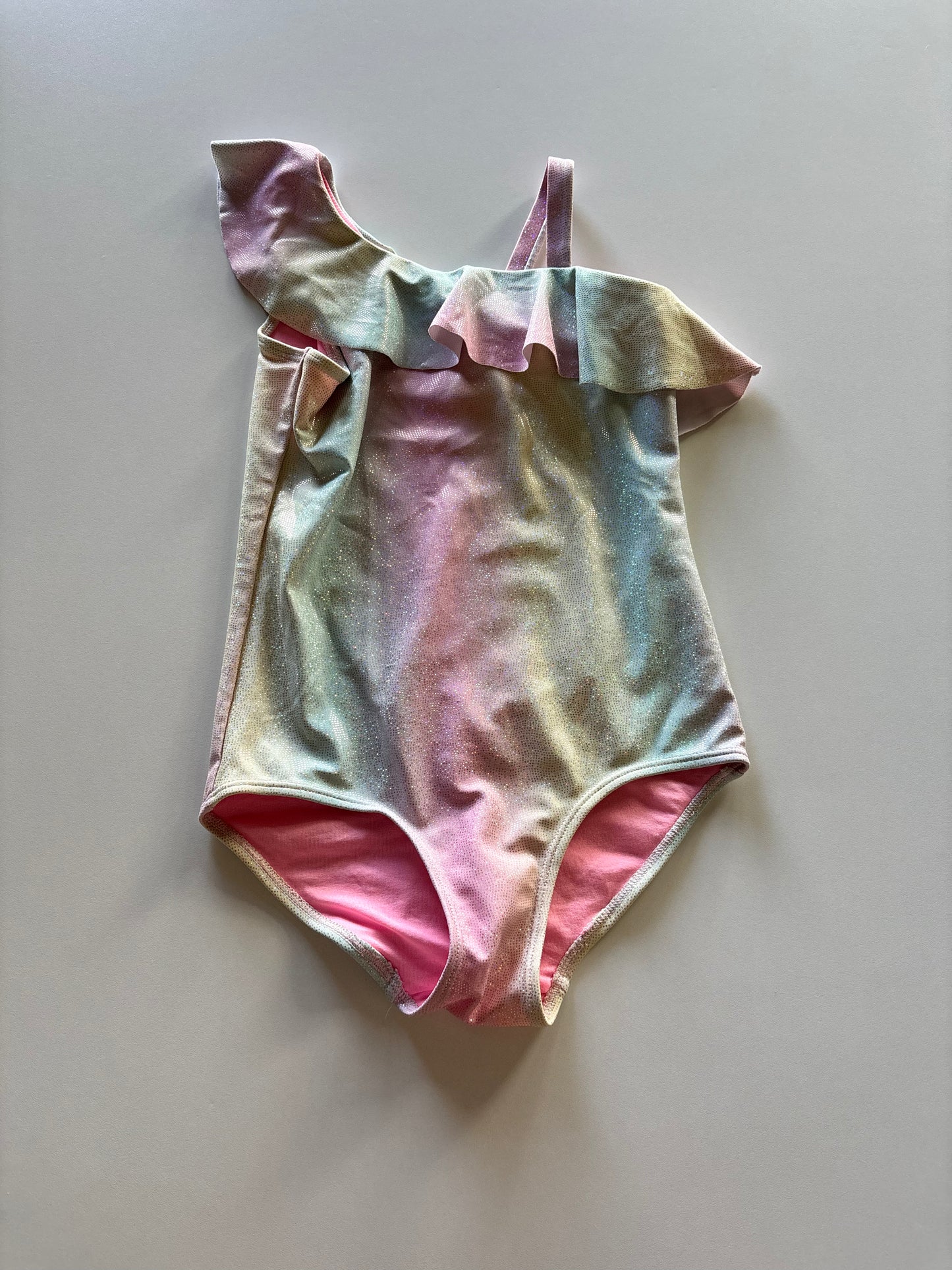 Iridescent Pastel Rainbow Swim Suit